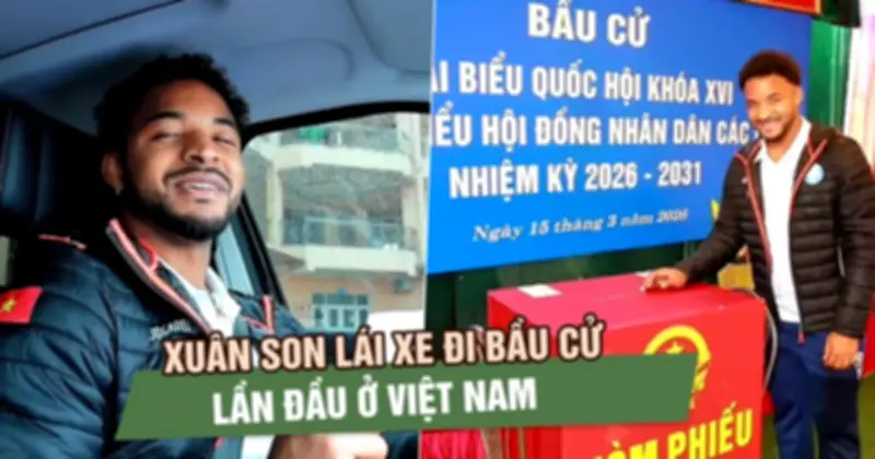 Xuân Sơn lần đầu đi bầu cử: Xúc động và tự hào là công dân Việt Nam