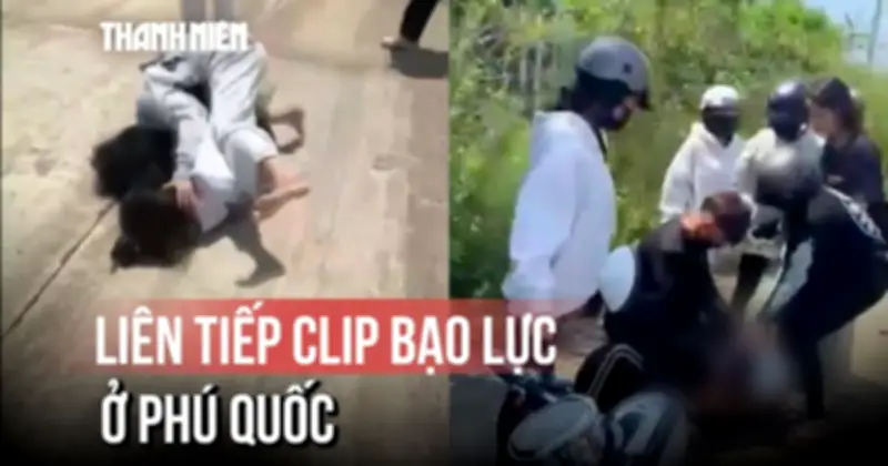 Xuất hiện clip mới về vụ nữ sinh lớp 10 bị đánh hội đồng ở Phú Quốc