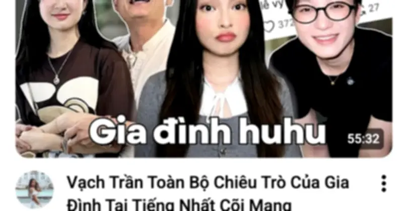 YouTuber Yo Bae 'vạch trần' chiêu trò của gia đình tai tiếng nhất MXH