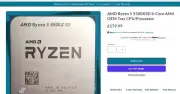 AMD Ryzen 5 5500X3D bất ngờ xuất hiện tại Anh với giá 6,3 triệu đồng