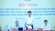 Bộ Tư pháp tổ chức hội thảo lấy ý kiến hoàn thiện văn bản pháp luật về khoa học công nghệ