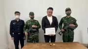 Bắt Giữ Người Đàn Ông Nước Ngoài Vận Chuyển Trái Phép Vàng Qua Cửa Khẩu Móng Cái