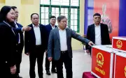 Chủ tịch Hà Nội Vũ Đại Thắng kiểm tra công tác chuẩn bị bầu cử tại ba phường trọng điểm