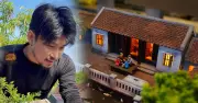 Chàng trai Ninh Bình làm mô hình nhà cổ Bắc Bộ lưu giữ ký ức tuổi thơ
