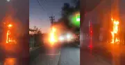 Cháy trụ điện trung thế ở TP.HCM, gây mất điện và kẹt xe cục bộ