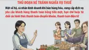 Cảnh báo hành vi yêu cầu thanh toán tiền mặt để trốn thuế