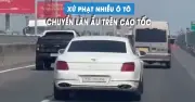 Cảnh báo: Tài xế chuyển làn không xi-nhan trên cao tốc đối mặt phạt nặng