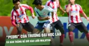Cầu thủ U23 Lào ghi bàn vào lưới Malaysia, thỏa ước mơ từ nhỏ