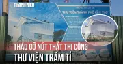 Di dời 14 cây cổ thụ để tháo gỡ nút thắt thi công thư viện tỉnh