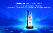Eximbank Lọt Top 10 Ngân Hàng Báo Cáo Tín Dụng Xuất Sắc Nhất Năm 2025