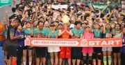F88 Trao Tặng Kỳ Lân Và Túi Lộc May Mắn Cho Runner Đền Hùng Marathon 2025