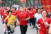 Gần 17.000 người hưởng ứng Ngày chạy Olympic vì sức khỏe toàn dân