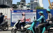 Hà Nội khẩn trương thi công bể điều tiết ngầm chống ngập tại chợ Hàng Da