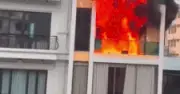 Hỏa hoạn dữ dội tại căn nhà 4 tầng ở Hà Nội, khói đen cuồn cuộn bốc cao