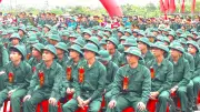 Hơn 200 Tân Binh Biên Phòng Quảng Trị Hào Hứng Nhập Ngũ Trong Ngày Đầu