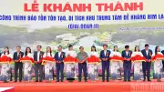 Điện Biên khánh thành giai đoạn II dự án bảo tồn Khu di tích Trung tâm đề kháng Him Lam