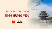 Infographic: Các đơn vị bầu cử đại biểu Quốc hội tại tỉnh Hưng Yên