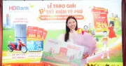 Khách hàng Lê Quang Hạnh Phúc trúng giải đặc biệt 3 tỷ đồng từ chương trình Tiết kiệm Tỷ phú của HDBank