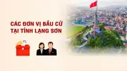 Lạng Sơn công bố danh sách các đơn vị bầu cử đại biểu Quốc hội khóa mới