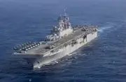 Mỹ Điều Tàu Đổ Bộ USS Tripoli Chở 3.500 Lính Thủy Đánh Bộ Đến Trung Đông