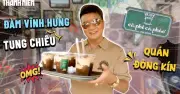 Đàm Vĩnh Hưng tự tay pha chế, bưng bê tại quán cà phê hoài cổ