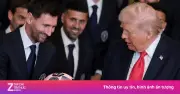 Messi Mỉm Cười Khi Tổng Thống Trump Ca Ngợi Ronaldo Tại Nhà Trắng