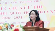 Ứng Cử Đại Biểu Quốc Hội Khóa XVI Tại Phú Thọ: Bà Bùi Thị Minh Hoài Trình Bày Chương Trình Hành Động