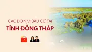 Đồng Tháp công bố danh sách các đơn vị bầu cử đại biểu Quốc hội khóa mới