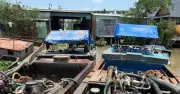 Đồng Tháp tạm giữ 4 phương tiện thủy vận chuyển cát không rõ nguồn gốc