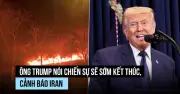 Ông Trump Tuyên Bố Chiến Dịch Quân Sự Chống Iran Sẽ Sớm Kết Thúc