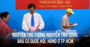 Nguyên Thủ tướng Nguyễn Tấn Dũng thực hiện quyền cử tri tại TP.HCM