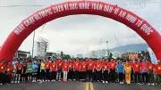Ngày Chạy Olympic 2026 tại Gia Lai thu hút hơn 5.000 người tham gia