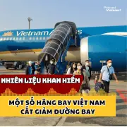 Nhiên liệu khan hiếm, một số hãng bay Việt Nam cắt giảm đường bay