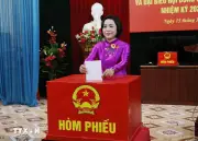 Phó Chủ tịch Quốc hội Nguyễn Thị Thanh: Ngày bầu cử là ngày hội non sông