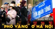 Phố Vàng Trần Nhân Tông Hà Nội: Cảnh Đông Vắng Trái Ngược Giữa Các Tiệm