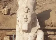 Phục chế thành công đầu tượng Pharaoh Ramses II tại đền thờ Abydos