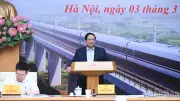 Phiên họp về dự án đường sắt với sự tham dự của Phó Thủ tướng và nhiều lãnh đạo bộ ngành