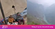 Phản cảm du khách dựng lều bạt, mở tiệc ăn uống ngay sát mép vực đèo Mã Pì Lèng