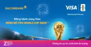 Sacombank và Visa tặng tour Mỹ xem chung kết World Cup 2026 cho khách hàng