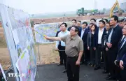 Thủ tướng kiểm tra tiến độ xây dựng sân bay quốc tế Gia Bình tại Bắc Ninh