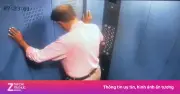 Thoát chết trong gang tấc: Người đàn ông suýt bị thang máy nghiến nát