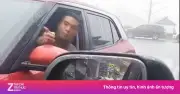 Tài xế ôtô đi ngược chiều ở Lào Cai thách thức 'đỗ đến mai', gây bức xúc cộng đồng