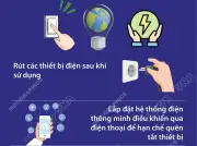 Tiết kiệm điện hiệu quả bắt đầu từ thay đổi thói quen sử dụng hàng ngày