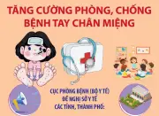 Tăng cường phòng chống bệnh tay chân miệng trong thời gian tới