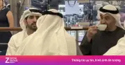 Tổng thống UAE và Thái tử Dubai uống cà phê tại trung tâm thương mại giữa căng thẳng chiến sự