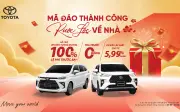 Toyota Veloz Cross Vượt Khó Nhờ Chính Sách Hỗ Trợ Tài Chính Hấp Dẫn