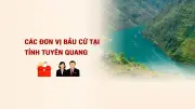 Tuyển Quang công bố danh sách các đơn vị bầu cử đại biểu Quốc hội