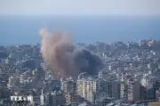 Xung đột Trung Đông: Israel không kích ngoại ô thủ đô Beirut của Liban