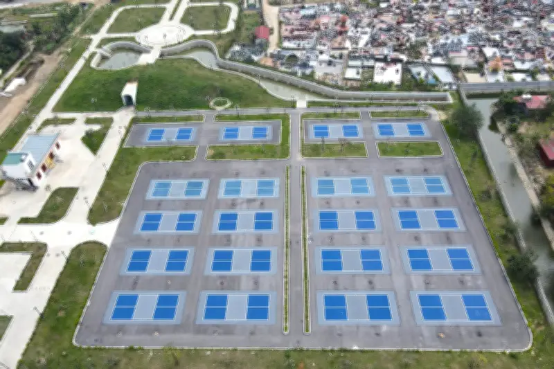 20 sân Pickleball xuất hiện tại công viên Sầm Sơn, hút người chơi