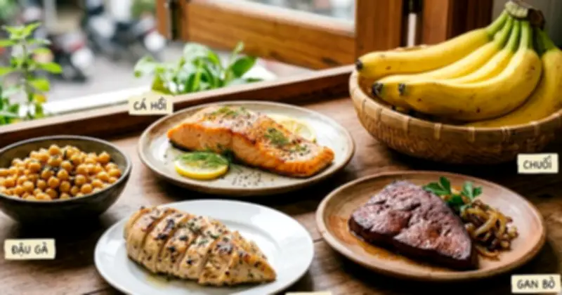 5 Thực Phẩm Giàu Vitamin B6 Tốt Cho Não Bộ và Hệ Miễn Dịch